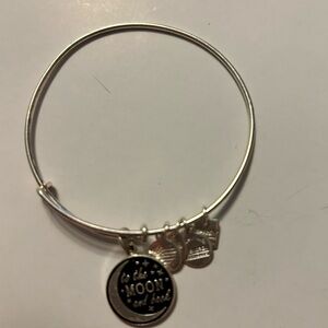 ALIX and ANI Charm Bracelet with Heartfelt Message “To the Moon and Back”